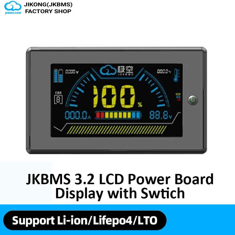 JKBMS 3.2 LCD Power Board: External Display for Smart BMS